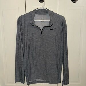 Nike Heather Gray Dri-FIT Pullover